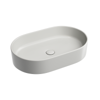 Чаша накладная овальная Ceramica Nova Element 60x38 Серый Матовый