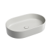 Чаша накладная овальная Ceramica Nova Element 60x38 Серый Матовый