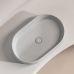 Чаша накладная овальная Ceramica Nova Element 60x38 Серый Матовый
