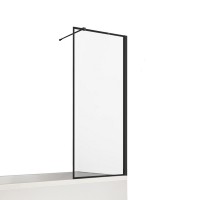 Шторка для ванны NEW TRENDY NEW SOLEO BLACK 100x140 черный