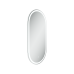Зеркало для ванной комнаты Sancos Oval, фронтальная подсветка 450х900 с сенсором, OV45F