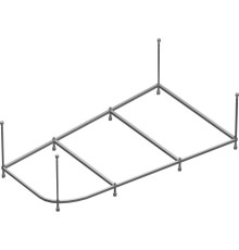 Каркас для ванны Riho Yukon 160 L RAMA0109 усиленный