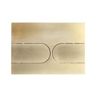 Кнопка смыва для инсталляции Wonzon&Woghand, Брашированное золото WW-IB233-BG