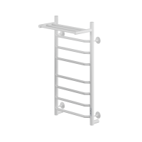 Электрический полотенцесушитель Ника Way-3 80/40 U с полкой Белый матовый