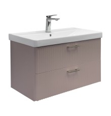 Тумба с раковиной Comforty Ангара-90П дуб латте 4490