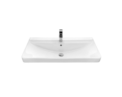 Тумба с раковиной Comforty Ангара-90П дуб латте 4490