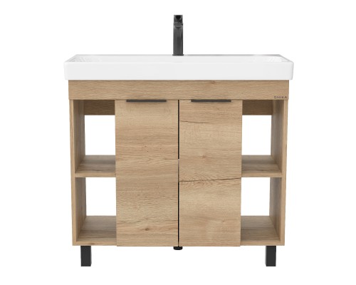 Тумба под раковину Onika Легран 90, напольная, дуб галифакс