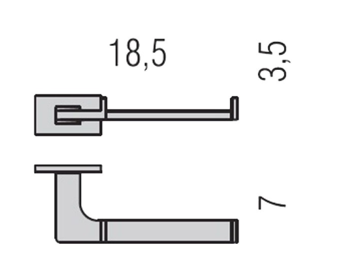 Держатель туалетной бумаги Colombo Look цвет хром