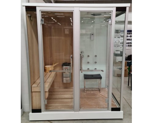 Кабина с финской сауной FRANK F920L левосторонняя 200x130 см