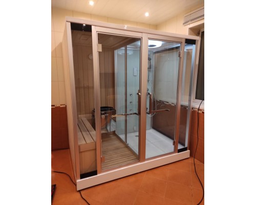 Кабина с финской сауной FRANK F920L левосторонняя 200x130 см