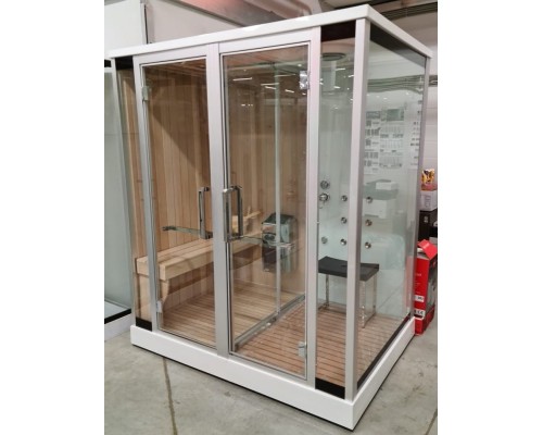 Кабина с финской сауной FRANK F920L левосторонняя 200x130 см