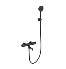 Смеситель для ванны с душем и термостатом Wonzon&Woghand, Черный матовый