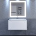 Тумба с раковиной 80 см, Uperwood Next Premium, белая, 1 ящик