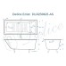 Ванна чугунная Delice Eclat 170х70 с антискользящим покрытием