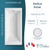Ванна чугунная Delice Eclat 170х70 с антискользящим покрытием