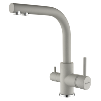 Смеситель для кухни Paulmark Essen Es213011-GRS Серый дым