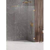 Душевое ограждение NEW TRENDY AVEXA GOLD SHINE 160x200 золото