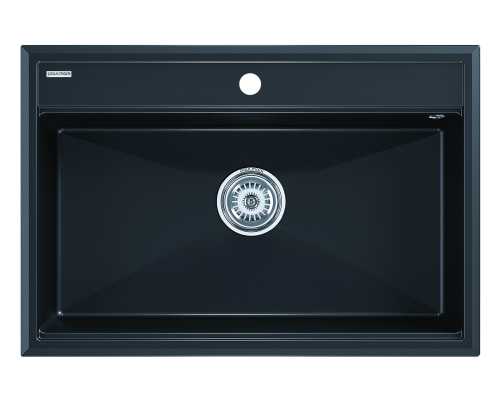 Мойка кварцевая Paulmark STEPIA-750 PM117551-BLM черный металлик 75х51