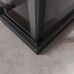 Душевой уголок Cezares Liner 90x90 L LINER-A-1-90-C-NERO-L профиль Черный матовый стекло прозрачное