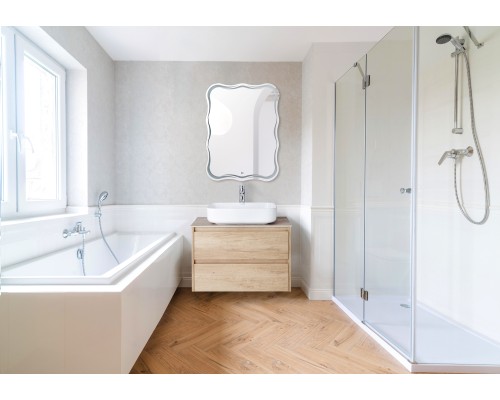 Зеркало BelBagno SPC-OND 60 с сенсорным выключателем с подсветкой