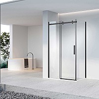Душевой уголок Vincea Como-N VSR-4CN9013CLB, 1300x900, черный, стекло прозрачное