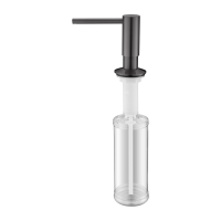 Дозатор для моющего средства Paulmark Decus D004-GM Вороненая сталь