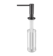 Дозатор для моющего средства Paulmark Decus D004-GM Вороненая сталь