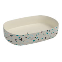 Раковина ISVEA Infinity накладная 550x360x120 слоновая кость матовый 10NF65055SV-2K-TRZ