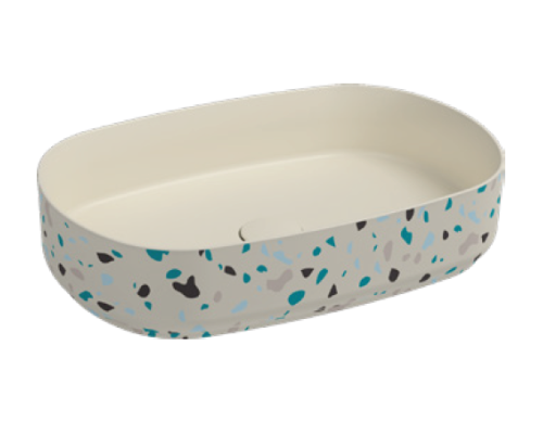 Раковина ISVEA Infinity накладная 550x360x120 слоновая кость матовый 10NF65055SV-2K-TRZ