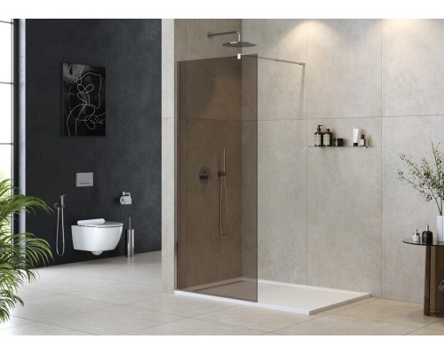 Душевая перегородка Cezares Liberta 100 LIBERTA-L-1-100-BR-Cr Хром