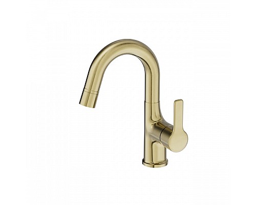 Смеситель для раковины Wonzon&Woghand, Брашированное золото