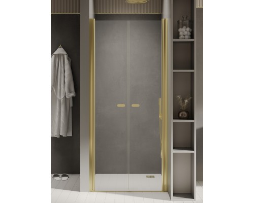 Дверь в нишу NEW TRENDY NEW SOLEO LIGHT GOLD 130x195 светлое золото
