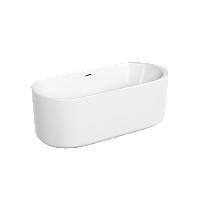 Ванна отдельностоящая Sancos Fiori 170x80 белая