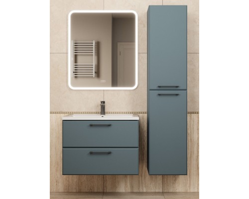 Тумба под раковину Uperwood Foster NEW 70 см, подвесная, серый графит