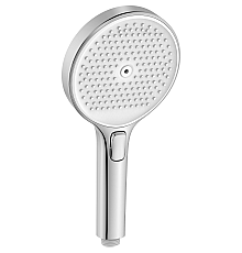 Душевая лейка Sancos Nok round, 3 режима, хром/белый, SC6001CH-W