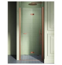 Дверь в нишу NEW TRENDY NEW SOLEO COPPER BRUSHED R 120x195 брашированная медь