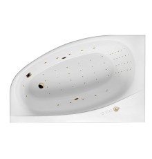 Ванна гидромассажная EXCELLENT Kameleon 170x110 L NANO золото