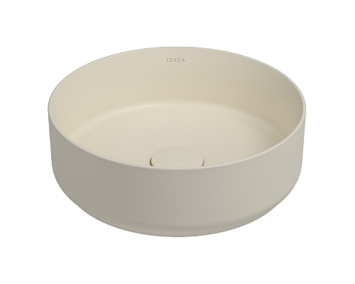 Раковина ISVEA Infinity накладная 360x360x120 слоновая кость матовый 10NF65036SV-2K