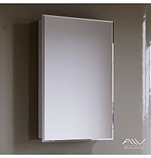 Зеркальный шкаф Alavann Vittoria 55-01 белый