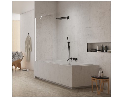 Шторка для ванны NEW TRENDY NEW MODUS WHITE 90x150 EXK-2339 белый