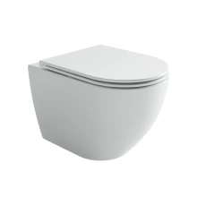 Унитаз подвесной Ceramicanova Амато (Amato), торнадо, 54x36x37, белый