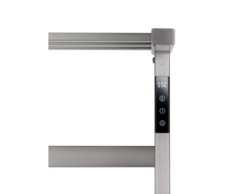 Полотенцесушитель электрический Wonzon&Woghand FRANKFURT, Браш никель WW-A1026-BR