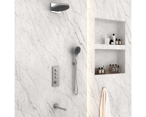 Душевой комплект Vincea Inspire VSFW-433TI1CH встраиваемый хром