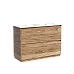 Тумба под раковину SANCOS Libra Floor напольная, 1190х450х840, дуб чарльстон LB120F-2ECH