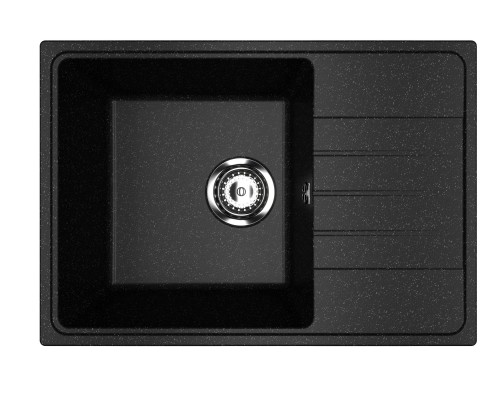 Кухонная мойка из искусственного камня Uperwood ECON UPD-506-004, черная матовая