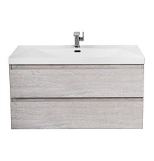 Тумба под раковину Cezares Molveno 90 MOLVENO-90-2C-SO-LB подвесная Legno Bianco