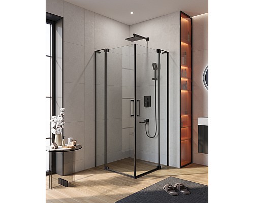 Душевой уголок Cezares Slider 100x110 SLIDER-AH-2-90/100-100/110-C-NERO Черный матовый Душевой уголок Cezares Slider 100x110 SLIDER-AH-2-90/100-100/110-C-NERO Черный матовый