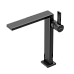 Смеситель для раковины высокий SANCOS Linn, черный матовый, SC9020MB