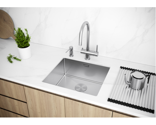 Кухонная мойка Paulmark Marx 44 PM214844-BS Брашированная сталь