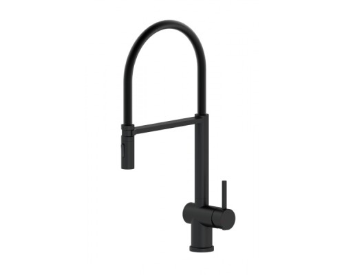 Смеситель для кухни с гибким изливом Wonzon&Woghand, Черный матовый